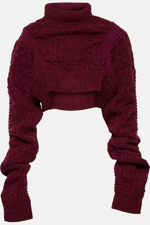 NOIR KEI NINOMIYA Cable-knit wool sweater