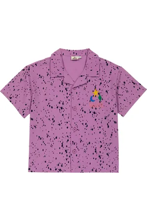Jelly Mallow Printed cotton shirt