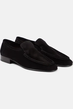 The Row New Soft suede loafers