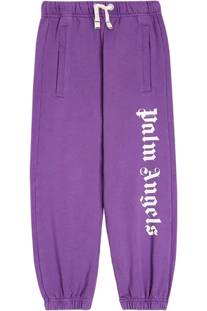 Palm Angels Logo cotton jersey sweatpants
