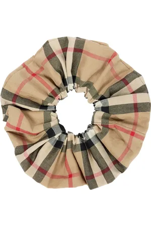 Burberry Vintage Check cotton scrunchie