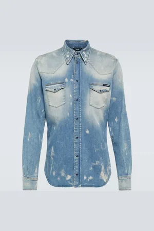 Dolce & Gabbana Distressed denim shirt