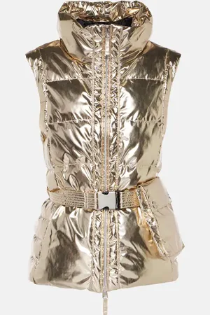 JET SET Gardena metallic puffer vest
