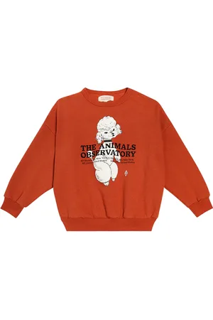 The Animals Observatory Big Bear printed cotton sweatshirt