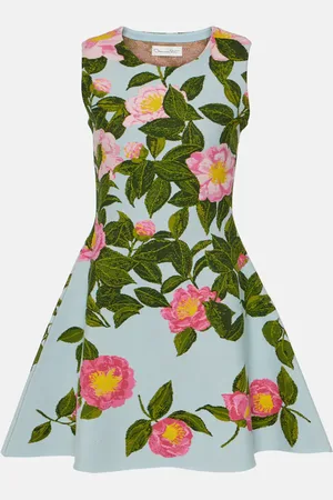 Oscar de la Renta Printed minidress