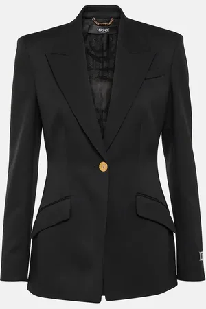 VERSACE Wool-blend blazer