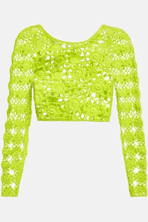 ANNA KOSTUROVA Bella crochet cotton crop top