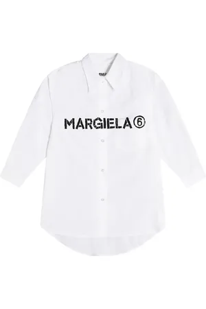 Maison Margiela Logo cotton shirt dress