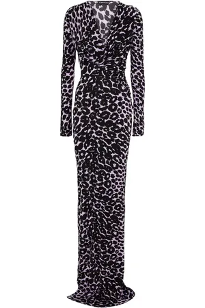 Tom Ford Leopard-print gown