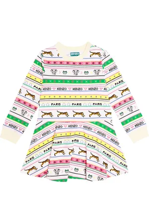 Kenzo Printed cotton-blend dress