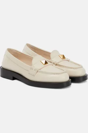 VALENTINO GARAVANI Roman Stud leather loafers