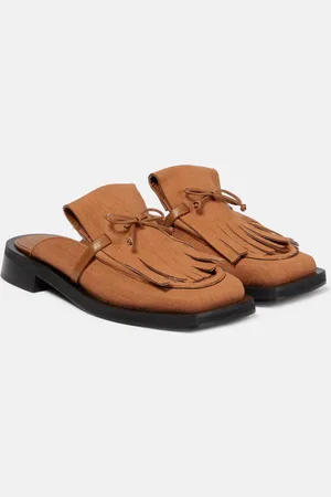 Gia Borghini GIA/RHW Rosie 40 linen slippers