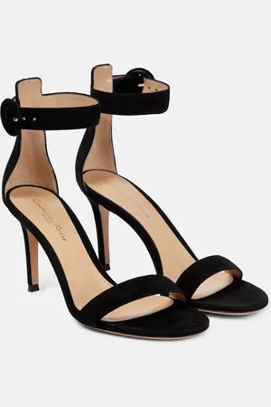 Gianvito Rossi Portofino 85 suede sandals