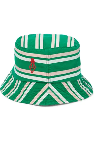 The Animals Observatory Starfish striped cotton bucket hat
