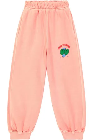 Jelly Mallow Printed cotton jersey sweatpants