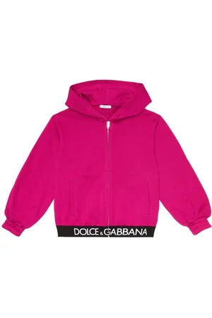 Dolce & Gabbana Logo cotton jersey zip-up hoodie