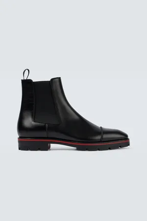 Christian Louboutin Melon leather Chelsea boots
