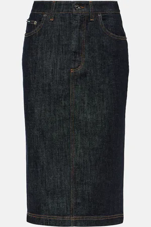 Dolce & Gabbana Denim pencil skirt