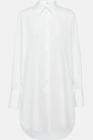 The Row Astrea oversized cotton poplin shirt