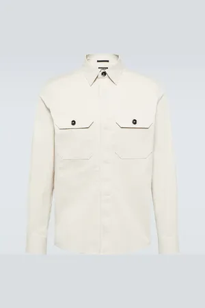 Ermenegildo Zegna Cotton-blend canvas overshirt