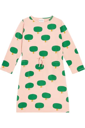 Bobo Choses Printed cotton-blend dress