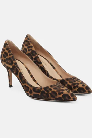 Gianvito Rossi Gianvito 70 leopard-print suede pumps