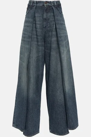 Balenciaga High-rise wide-leg jeans