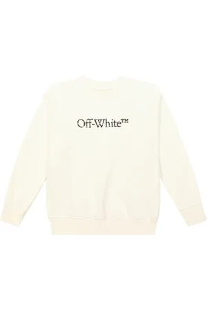 OFF-WHITE Logo cotton jersey sweatshirt