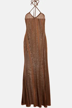 Tom Ford Halterneck jersey maxi dress