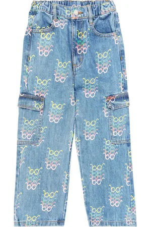 Jelly Mallow Printed cargo jeans