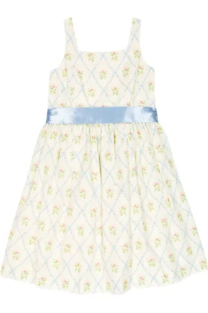 Ralph Lauren Printed cotton and silk dress