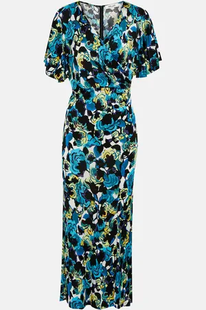 Diane von Furstenberg Zetna floral jersey midi dress