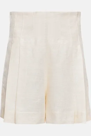 Chloé ChloÃ© High-rise linen shorts