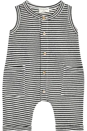 1+ IN THE FAMILY Baby Kiko striped onesie