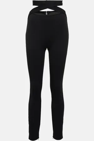 Dolce & Gabbana High-rise cutout skinny pants