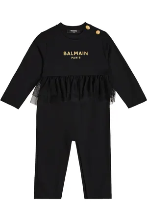 Balmain Baby logo onesie