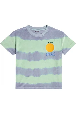 Jelly Mallow Orange cotton terry T-shirt