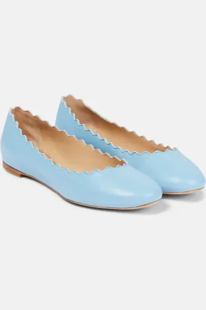 Chloé ChloÃ© Lauren leather ballet flats