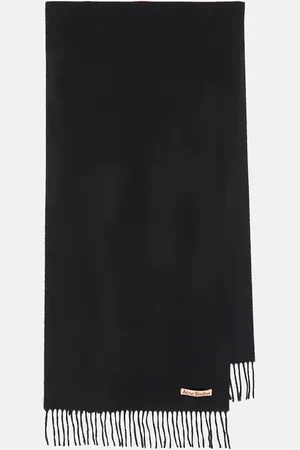 Acne Studios Canada Narrow fringed cashmere scarf