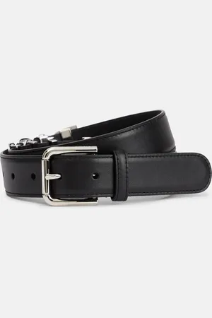 Dolce & Gabbana X Kim logo leather belt