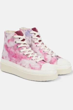 Isabel Marant Austin printed high-top sneakers