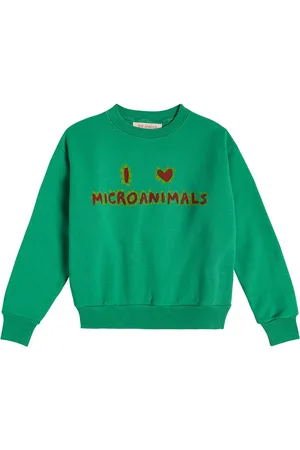 The Animals Observatory Bear printed cotton sweatshirt