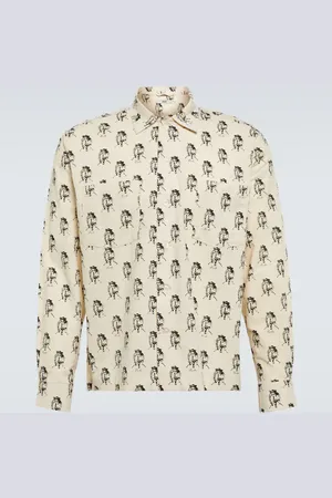 BODE Jumping Jockey printed cotton shirt