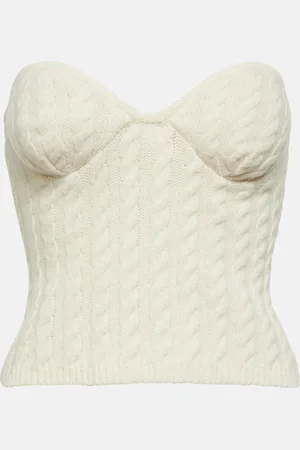 MAGDA BUTRYM Cable-knit tube top
