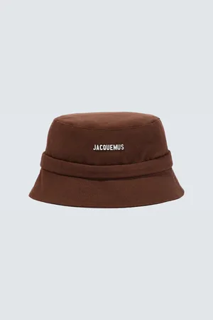Jacquemus Logo cotton bucket hat