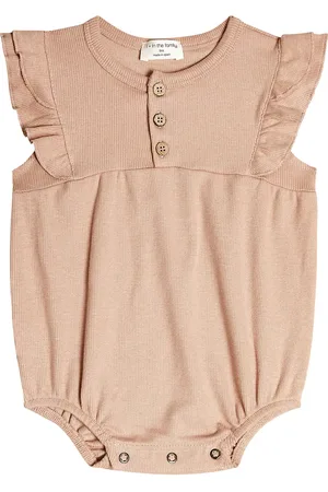 1+ IN THE FAMILY Baby Melania cotton jersey playsuit