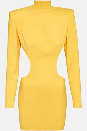 Monot MÃ´not Cutout crÃªpe minidress