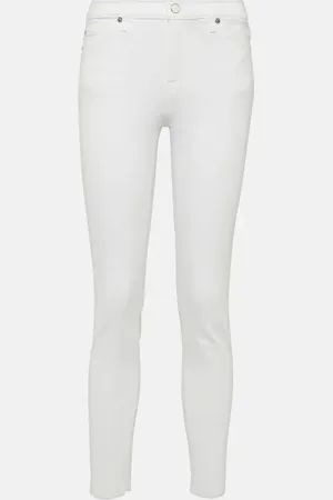 7 for all Mankind High-rise cropped skinny jeans