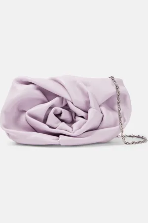 Burberry Rose leather clutch