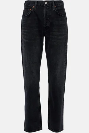 AGOLDE Parker Long mid-rise straight jeans
